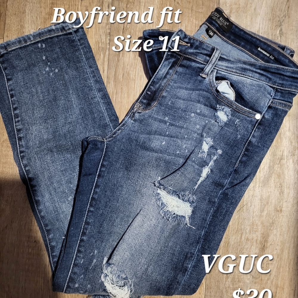 Judy blue boyfriend fit jeans Size 11